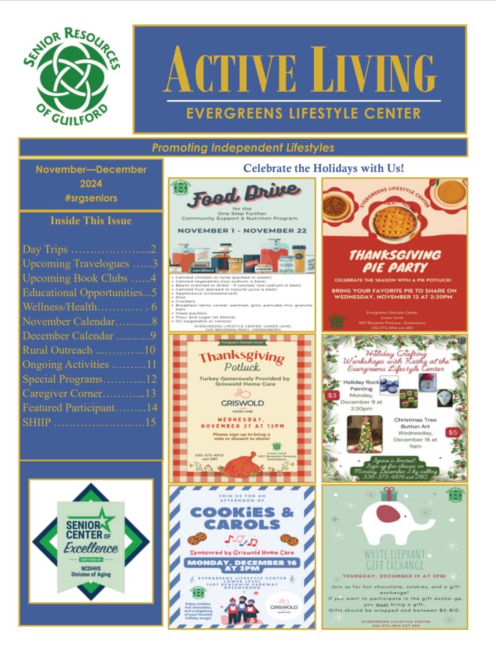 November-December 2024 Active Living Newsletter